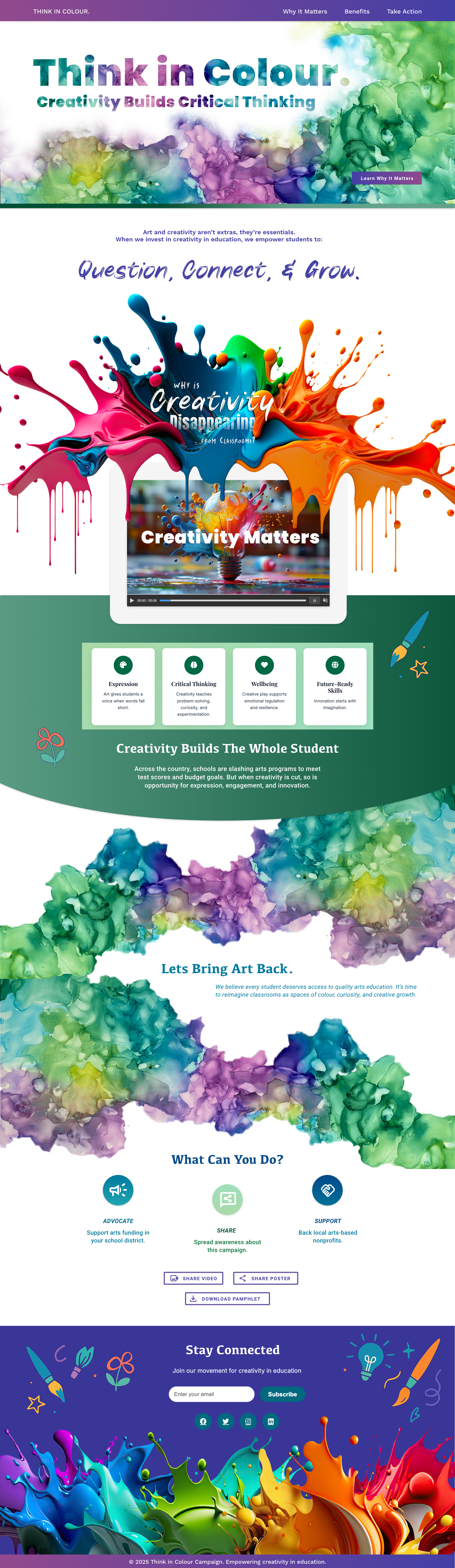 think in colour website